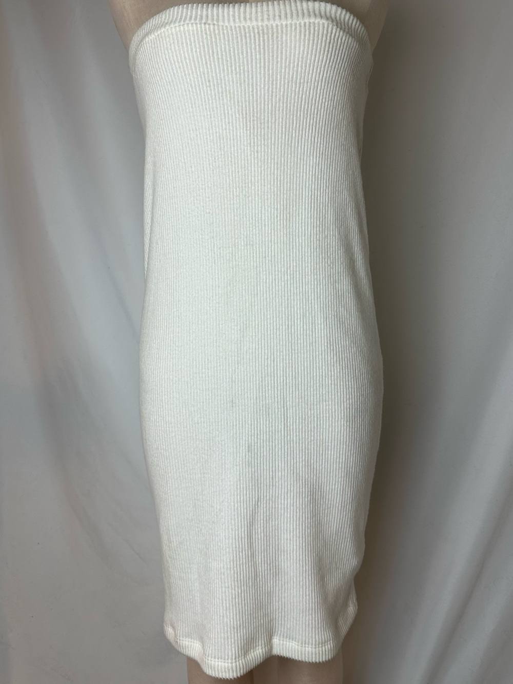DOLAN Cream Ribbed T-Shirt